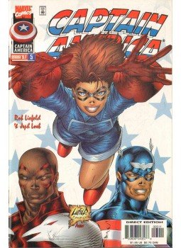 Loeb, Jeph, Liefeld, Rob - Captain America Vol. 2. No. 5 Loeb, Jeph, Liefeld, Rob - Captain America Vol. 2. No. 5, 1997 antikvár könyv
