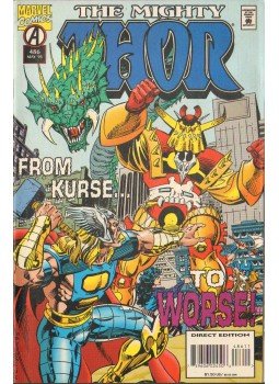 Thomas, Roy, Wyman, M. C. - The Mighty Thor Vol. 1. No. 486 Thomas, Roy, Wyman, M. C. - The Mighty Thor Vol. 1. No. 486, 1995 antikvár könyv