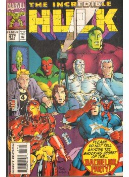 David, Peter, Frank, Gary - The Incredible Hulk Vol. 1. No. 417 David, Peter, Frank, Gary - The Incredible Hulk Vol. 1. No. 417, 1994 antikvár könyv