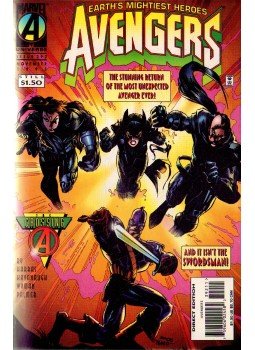 Wyman, M. C., Kavanagh, Terry, Harras, Bob - Avengers Vol. 1. No. 392 Wyman, M. C., Kavanagh, Terry, Harras, Bob - Avengers Vol. 1. No. 392, 1995 antikvár könyv