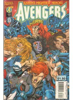 Kavanagh, Terry, Harras, Bob, Laguna, Fabio - The Avengers Vol. 1. No. 389 Kavanagh, Terry, Harras, Bob, Laguna, Fabio - The Avengers Vol. 1. No. 389, 1995 antikvár könyv