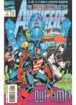 Gustovich, Mike, Gruenwald, Mark - Avengers: The Terminatrix Objective Vol. 1. No. 1 Gustovich, Mike, Gruenwald, Mark - Avengers: The Terminatrix Objective Vol. 1. No. 1, 1993 antikvár könyv