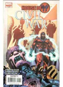 Gage, Christos N., Divito, Andrea - Civil War: House of M No. 1 Gage, Christos N., Divito, Andrea - Civil War: House of M No. 1, 2008 antikvár könyv
