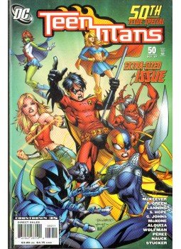 Wolfman, Marv, Pérez, George, McKeever, Sean, Nauck, Todd, Green, Randy, Todd DeZago, Geoff Johns, Mike McKone - Teen Titans 50. Wolfman, Marv, Pérez, George, McKeever, Sean, Nauck, Todd, Green, Randy, Todd DeZago, Geoff Johns, Mike McKone - Teen Titans 50., 2007 antikvár könyv