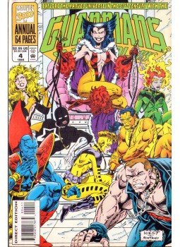 Gallagher, Michael, West, Kevin J,, Hall, Jim, Labat, Yancey, Lazellari, Ed, Montano, Steve, Brown, Eliot - Guardians of the Galaxy Annual Vol. 1. No. 4 Gallagher, Michael, West, Kevin J,, Hall, Jim, Labat, Yancey, Lazellari, Ed, Montano, Steve, Brown, Eliot - Guardians of the Galaxy Annual Vol. 1. No. 4, 1994 antikvár könyv