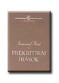 Kant, Immanuel - Prekritikai írások
