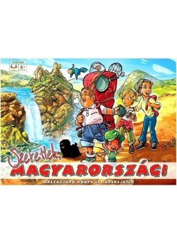  - SZERETLEK, MAGYARORSZÁG! - ORSZÁGJÁRÓ KÖNYV ÉS TÁRSASJÁTÉK, null 0 antikvár könyv