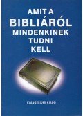 Vohmann Péter (szerk.) - Amit a Bibliáról mindenkinek tudni kell