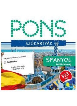  - PONS Szókártyák spanyol nyelvből (alcím: 333 szó Spanyol kezdőcsomag), null 2013 antikvár könyv