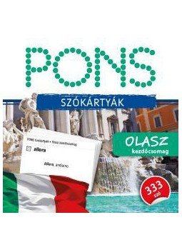  - PONS Szókártyák olasz nyelvből (alcím: 333 szó Olasz kezdő csomag), null 2013 antikvár könyv