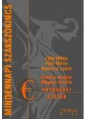 PÁLFY MIHÁLY,PÁLFY MIKLÓS,MÉSZÁROS LÁSZLÓ - FRANCIA-MAGYAR MAGYAR-FRANCIA GAZDASÁGI SZÓTÁR - NYITNI KÉK SZÓTÁRAK