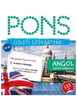  - PONS Szókártyák angol nyelvből (alcím: 333 szó Üzleti angol szókincs), null 2013 antikvár könyv