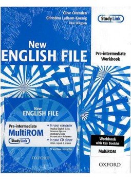 OXENDEN, CLIVE - NEW ENGLISH FILE PRE-INTERMEDIATE WB WITH KEY + MULTIROM OXENDEN, CLIVE - NEW ENGLISH FILE PRE-INTERMEDIATE WB WITH KEY + MULTIROM, null 0 antikvár könyv