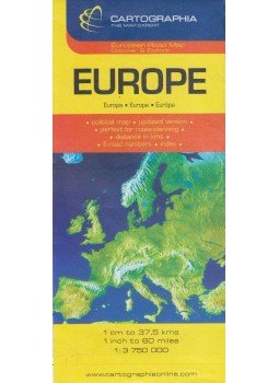 Cartographia - EURÓPA AUTÓTÉRKÉP - 1:3.750.000 - "SC" -, null 2015 antikvár könyv