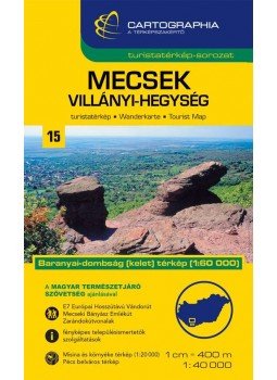 Cartographia - MECSEK TURISTATÉRKÉP 15. 1:40000 - "SC" -, null 2013 antikvár könyv