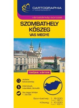 Cartographia Kiadó - SZOMBATHELY VÁROSTÉRKÉP 1:12000, null 2009 antikvár könyv