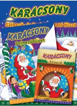  - KARÁCSONY - SZÍNEZŐ- ÉS FOGLALKOZTATÓ CSOMAG 1., null 2009 antikvár könyv