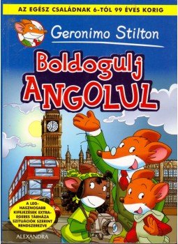Geronimo Stilton - Boldogulj angolul, Pécs 2009 antikvár könyv