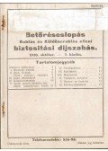  - Betöréseslopás - Rablás és Küldöncrablás elleni biztosítási díjszabás