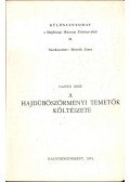 Dankó Imre - A hajdúböszörményi temetők költészete