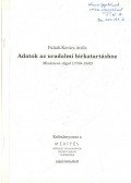 Paládi-Kovács Attila - Adatok az uradalmi birkatartáshoz - Mindszent-Algyő (1780-1848) (dedikált)