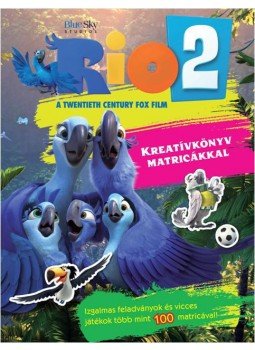  - Rio 2. Kreatívkönyv matricákkal, null 2014 antikvár könyv