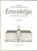 Tóth Cz. Mihály (szerk.) - A Ceglédi Kossuth Lajos Gimnázium értesítője az 1990-91-es tanévről