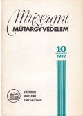 Dr. Párdányi Miklósné,Kissné Bendefy Márta - Múzeumi műtárgyvédelem 1982./10.