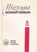 Dr. Párdányi Miklósné (szerk.) - Múzeumi műtárgyvédelem 1981./9.