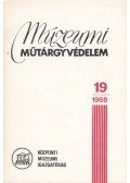 Sárközi Gabriella, Schaffler Mária - Múzeumi műtárgyvédelem 1988./19.