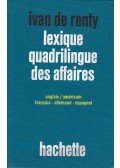 De Renty, Ivan - Lexique quadrilingue des affaires