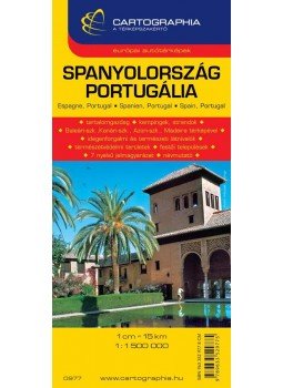 Cartographia Kiadó - SPANYOLORSZÁG, PORTUGÁLIA AUTÓTÉRKÉP - CART. - "SC" -, null 2013 antikvár könyv