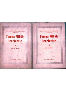 Bisztray Gyula - Tompa Mihály levelezése I-II Bisztray Gyula - Tompa Mihály levelezése I-II, 1964 antikvár könyv