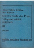 Bertini - Válogatott etűdök zongorára III.