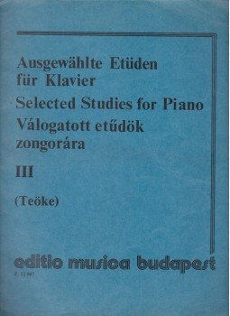 Bertini - Válogatott etűdök zongorára III. Bertini - Válogatott etűdök zongorára III., Budapest 0 antikvár könyv