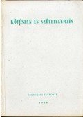 Sebestyén Endre - Kötéstan és szövetelemzés