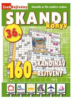 CSOSCH KIADÓ - ZsebRejtvény SKANDI Könyv 36., null 2016 antikvár könyv