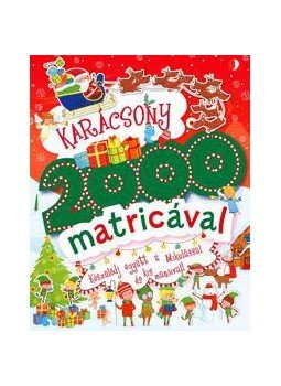 Gippetti, Rachel - Karácsony 2000 matricával - Készülődj együtt a Mikulással és kis manóival, null 2015 antikvár könyv