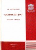 Bodor Mária Dr. - Gazdasági jog