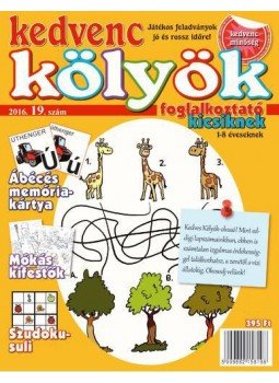 CSOSCH KIADÓ - Kedvenc Kölyök Foglalkoztató kicsiknek 19., null 2016 antikvár könyv