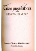 Herczeg Ferenc - Tűz a pusztában