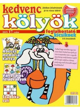 CSOSCH KIADÓ - Kedvenc Kölyök Foglalkoztató kicsiknek 17., null 2015 antikvár könyv
