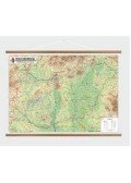 Karta,Topográf - MAGYARORSZÁG DOMBORZATA ÉS VIZEI - FALÉCES FALITÉRKÉP -