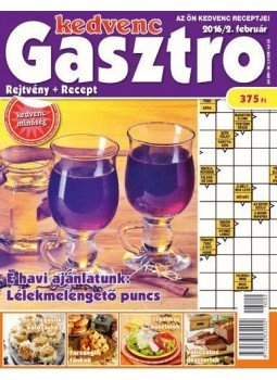 CSOSCH KIADÓ - Kedvenc Gasztro rejtvénylap 2016/2 CSOSCH KIADÓ - Kedvenc Gasztro rejtvénylap 2016/2, null 2016 antikvár könyv