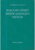 Kunffy Zoltán,Surányi János - Magyar-német mezőgazdasági szótár