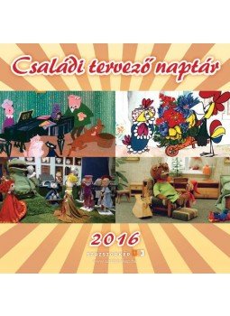 SZÁZSZORKÉP KIADÓ - Naptár Családi Tervező 2016 30x30, null 2015 antikvár könyv