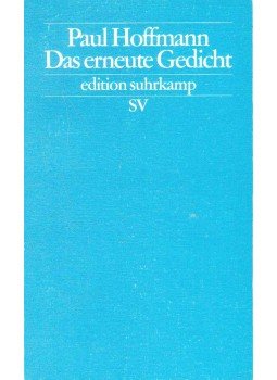 Hoffmann, Paul - Das erneute Gedicht Hoffmann, Paul - Das erneute Gedicht, 2001 antikvár könyv