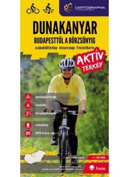 Cartographia - Dunakanyar (Budapesttől a Börzsönyig) aktív térkép, null 2016 antikvár könyv