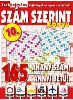 CSOSCH KIADÓ - ZsebRejtvény SZÁM SZERINT Könyv 10., null 2016 antikvár könyv