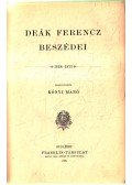 Deák Ferenc,Kónyi Manó - Deák Ferencz beszédei 1868-1873